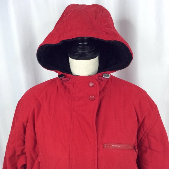 Woolrich Parka Jacket Womens Size Medium Quilted Mid Length Trench Coat - Picture 5 of 13